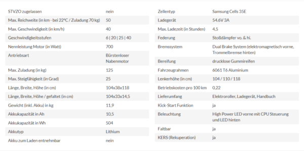 SXT e-Scooter Light GT >ohne StVZO< – Bild 4