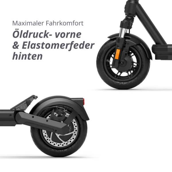 VMAX NEW VX2 HUB  | 13,0 / 18.2 Ah  | 500Watt e-Scooter / STVZO – Bild 3