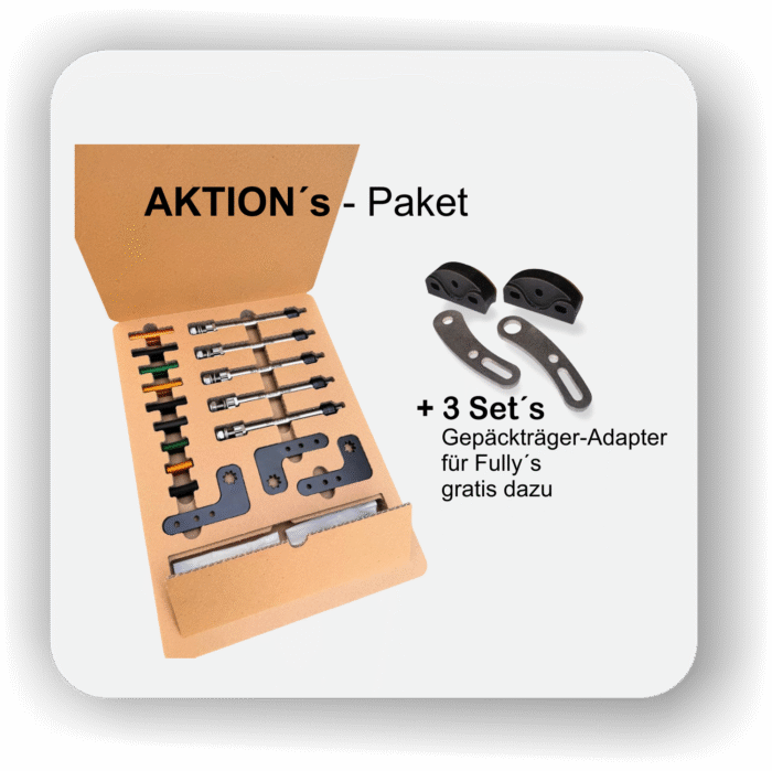 >>AKTION<< Steady Ride Werkstattbox >> frei Haus inkl. 3 x Gepäckträger-Set